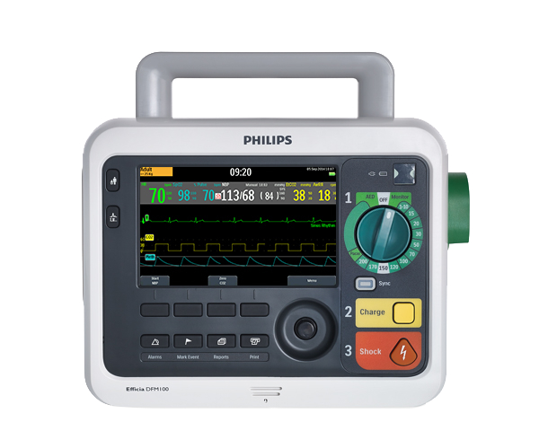 Дефибриллятор монитор для неотложной помощи и реанимации Philips Efficia DFM